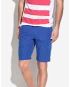 Zara Poplin Bermudas - Lyst