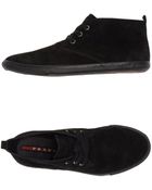 Prada Sport Hightop Dress Shoe - Lyst
