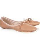 Chloé Leather Ballet Flats - Lyst