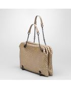 Bottega Veneta Gainsboro Oro Soft Lambskin Duo Bag - Lyst