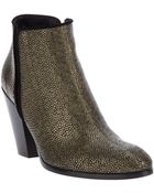 Giuseppe Zanotti Metallic Ankle Boot - Lyst