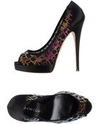 Casadei Pumps with Open Toe - Lyst
