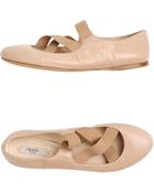 Prada Ballet Flats - Lyst