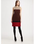 Akris Punto Colorblock Dress - Lyst