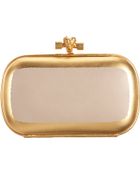 Bottega Veneta Knot Gilded Waxed Clutch - Lyst