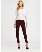 J Brand Zoey Triple Zip Skinny Jeans - Lyst