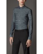Burberry Slim Fit Cotton Shirt - Lyst