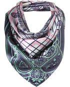 Topshop Between The Lines Scarf By Beta - Lyst