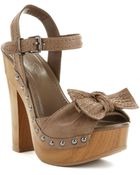 Jessica Simpson Terrii Platform Sandals - Lyst