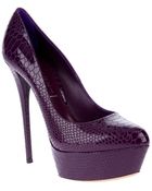 Casadei Pointed Pump - Lyst