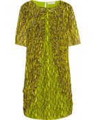 Matthew Williamson Embellished Printed Silk-Chiffon Dress - Lyst