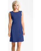 BCBGMAXAZRIA Crepe Aline Dress - Lyst