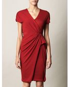 Giambattista Valli Knitted Draped Dress - Lyst