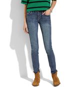 Madewell Skinny Skinny Jeans in Bluemoon Wash - Lyst