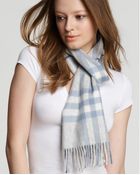 Burberry Burberry Giant Check Cashmere Scarf - Lyst