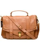 Proenza Schouler Ps1 Large Leather Satchel - Lyst