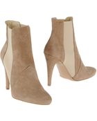 Stefanel Ankle Boots - Lyst