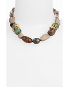 Alexis Bittar Elements Siyabona Stone Necklace - Lyst