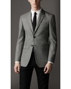 Burberry Modern Fit Wool Jacket - Lyst
