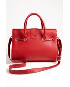 Jimmy Choo Rosalie Leather Satchel - Lyst