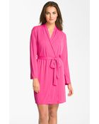 Natori Aphrodite Short Robe - Lyst