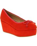 Office Banana Smoothy Orange Microsuede - Lyst