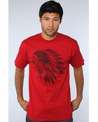 Vans The Headdress Tee in Cardinal - Lyst