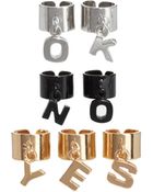 Asos Yes No Ok Ear Cuffs - Lyst