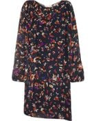 Vanessa Bruno Printed Silk Chiffon Dress - Lyst