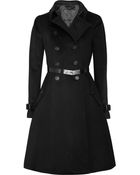 Burberry Prorsum Belted Wool and Cashmereblend Coat - Lyst