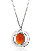 La Diosa Honey Moon Pendant Necklace - Lyst