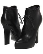 Bottega Veneta Black Ankle Boot With Heel - Lyst