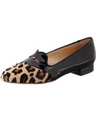 Charlotte Olympia Bisoux Leopard Toe Patent Slipper - Lyst