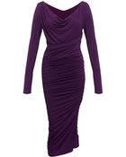Donna Karan New York Jersey Dress - Lyst