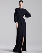Lela Rose Cloque Gown - Lyst