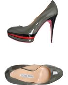 Luciano Padovan Platform Pumps - Lyst
