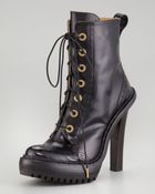 McQ by Alexander McQueen Laceup Oxford Boot - Lyst