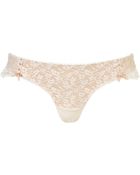 Topshop Leafy Lace Thong - Lyst