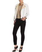 3.1 Phillip Lim Shearling and Leather Motorcycle Jacket - Lyst