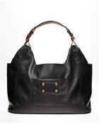 Ann Taylor Luxe Leather City Bag - Lyst