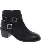 Asos Asos Asteroid Leather Ankle Boots with Stirrup - Lyst