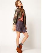 Free People Skirt Short in Ditsy Floral Print - Lyst