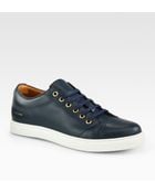 Marc Jacobs Leather Lowtop Sneaker - Lyst