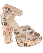 River Island Printed Platform Sandals - Lyst