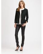 Roseanna Textured Peplum Jacket - Lyst