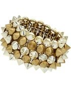Topshop Spike Stretch Bracelet - Lyst