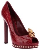 Alexander McQueen Skull Pump - Lyst