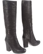 Prada Sport Highheeled Boots - Lyst