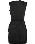 Roland Mouret Zonda Brocade Antique Organza Top Tunic Dress - Lyst