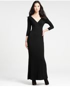 Ann Taylor Petite 34 Sleeve Knit Maxi Dress - Lyst